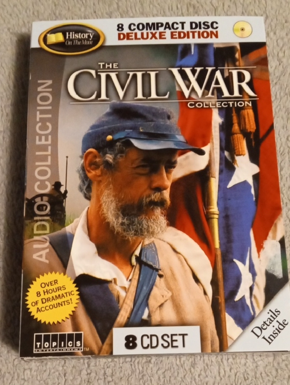 New In Package The Civil War Collection 8 CD Set - Audio History